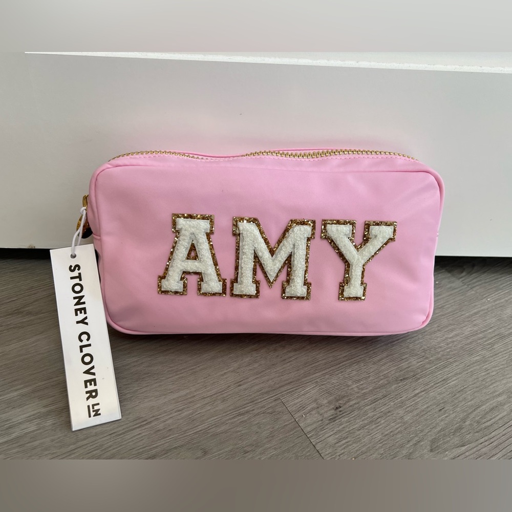 Stoney Clover Lane Small Pouch Flamingo Pink